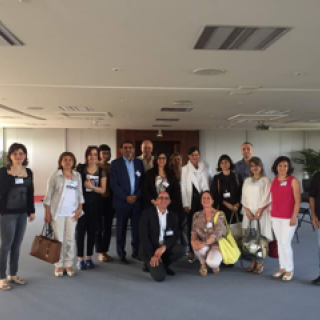 Visite de la délégation du bureau de la formation au Réseau Canope à  Evry 